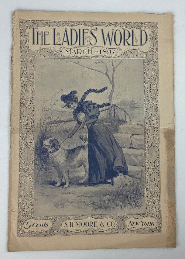 VTG The Ladies World Magazine March 1897 No. 207 The Bond of Years No Label