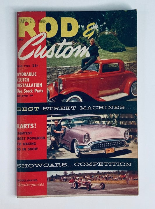 VTG Rod & Custom Magazine June 1960 Hydraulic Clutch Installation No Label