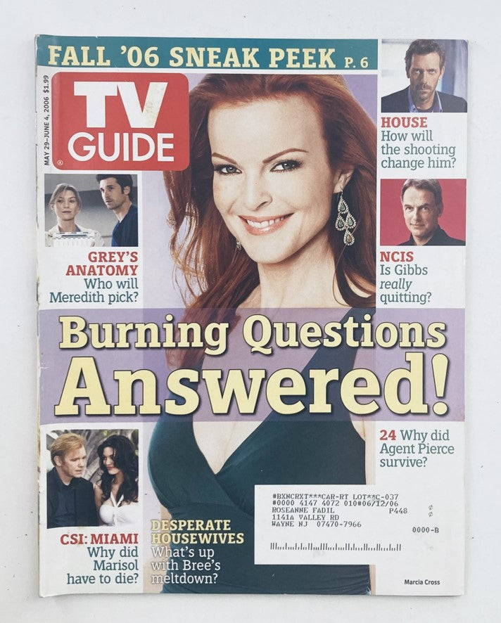 TV Guide Magazine May 29 2006 #2774 Marcia Cross, Hugh Laurie, Mark Harmon