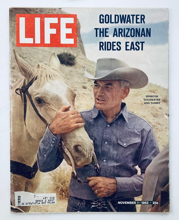 VTG Life Magazine November 1 1963 Vol 55 No. 18 Barry Goldwater Rides East