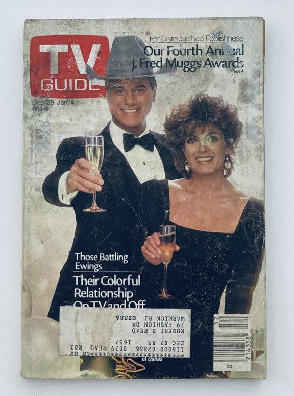 TV Guide Magazine December 29 1984 Linda Gray, Larry Hagman Providence Ed.