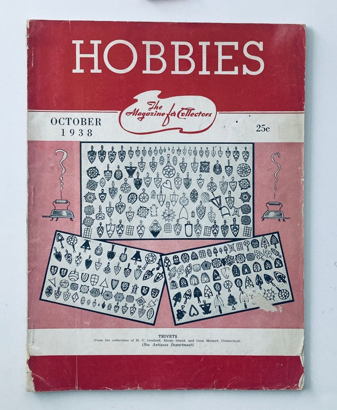 VTG Hobbies Magazine October 1938 Trivets Collection by Gene Menard No Label