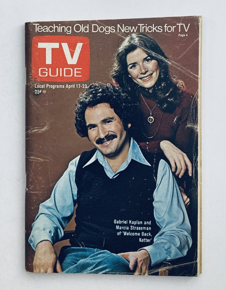 TV Guide Magazine April 17 1976 Gabriel Kaplan WA-Baltimore Ed. No Label