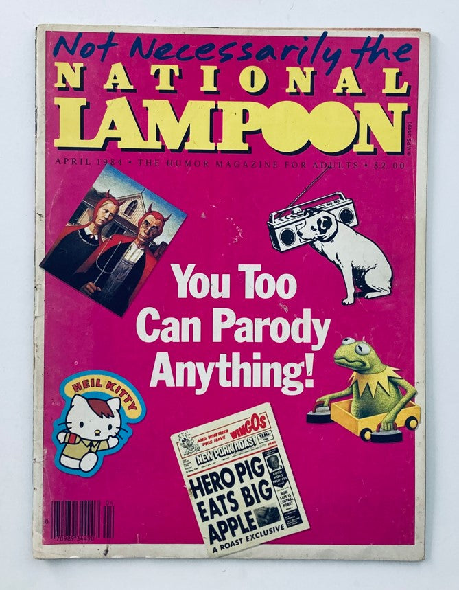 VTG National Lampoon Magazine April 1984 The April Fools' Day Capers No Label