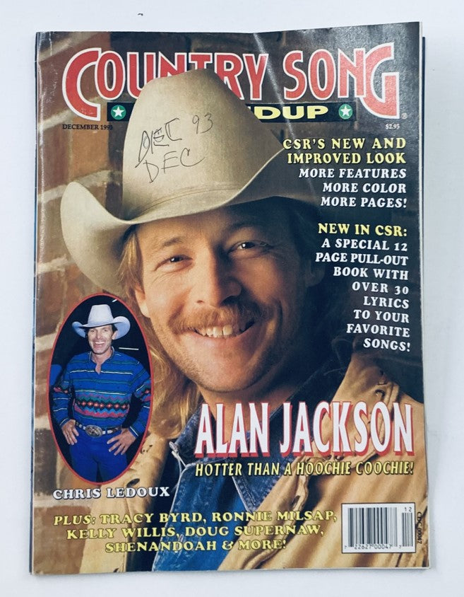 Country Song Roundup Magazine December 1993 Alan Jackson, Chris Ledoux No Label