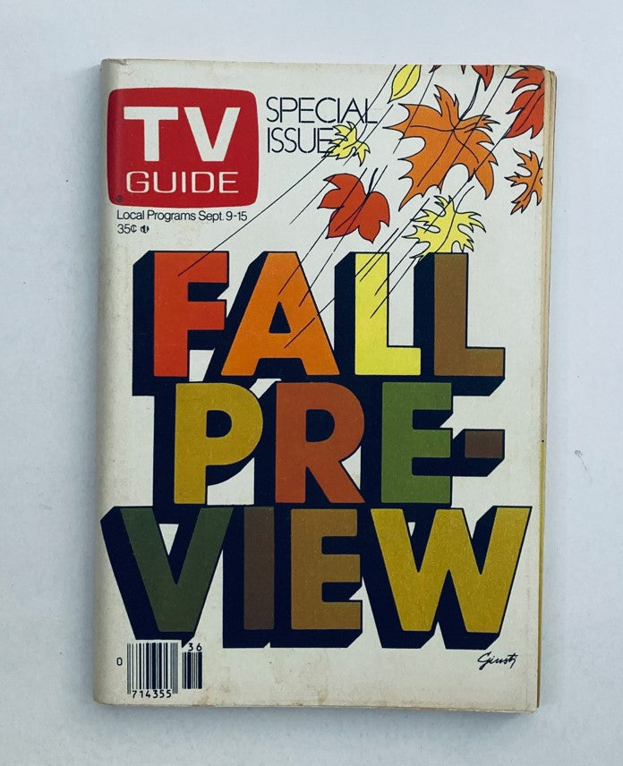 TV Guide Magazine September 9 1978 #1328 Fall Preview LA Metro Ed. No Label