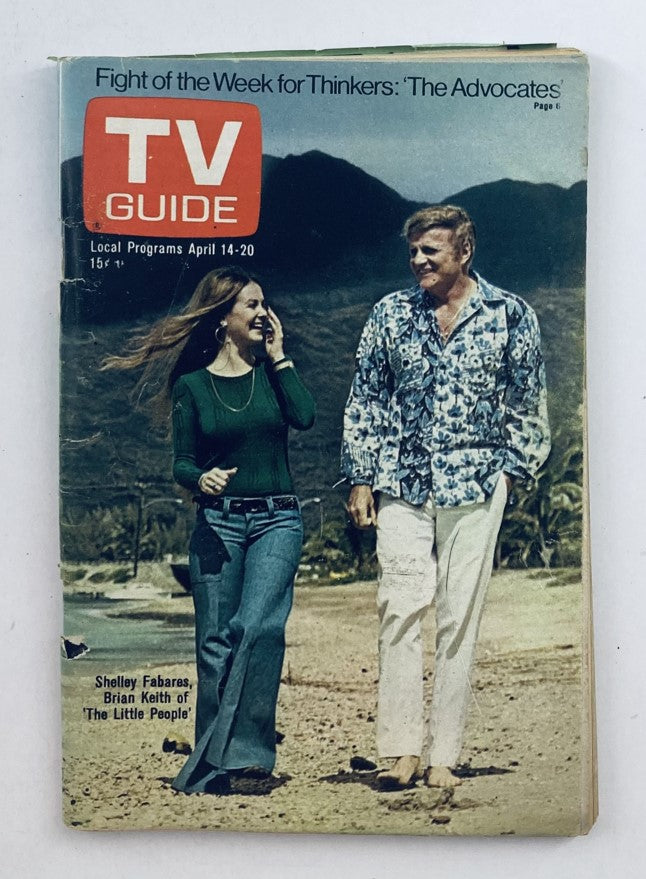 TV Guide Magazine April 14 1973 #546 Brian Keith NY Metro Ed. No Label