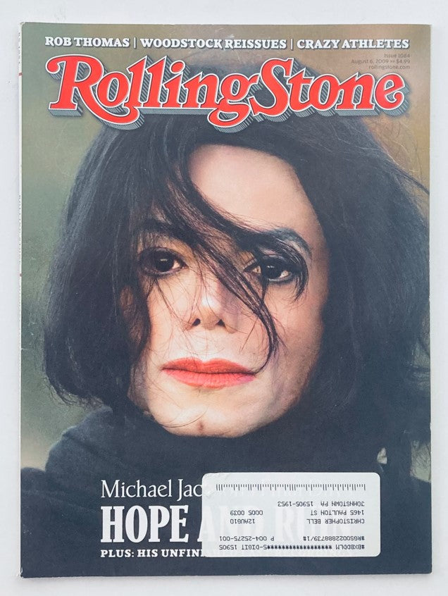 Rolling Stone Magazine August 6 2009 Issue 1084 Michael Jackson & Rob Thomas