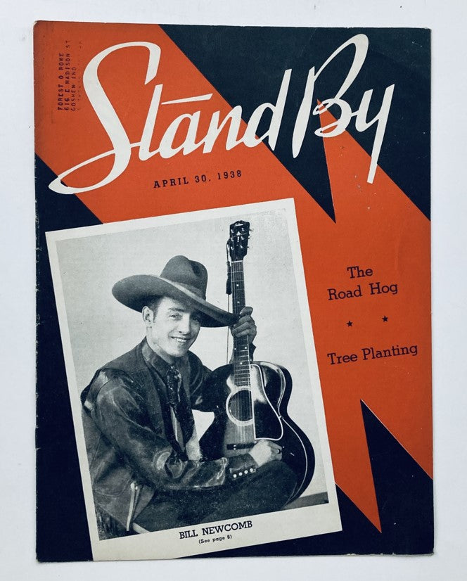 VTG Stand By Magazine April 30 1938 Bill Newcomb and The Road Hog