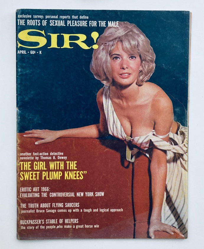 VTG Sir! Magazine for Males April 1967 Vol 23 No. 5 Cathy Crofoot No Label