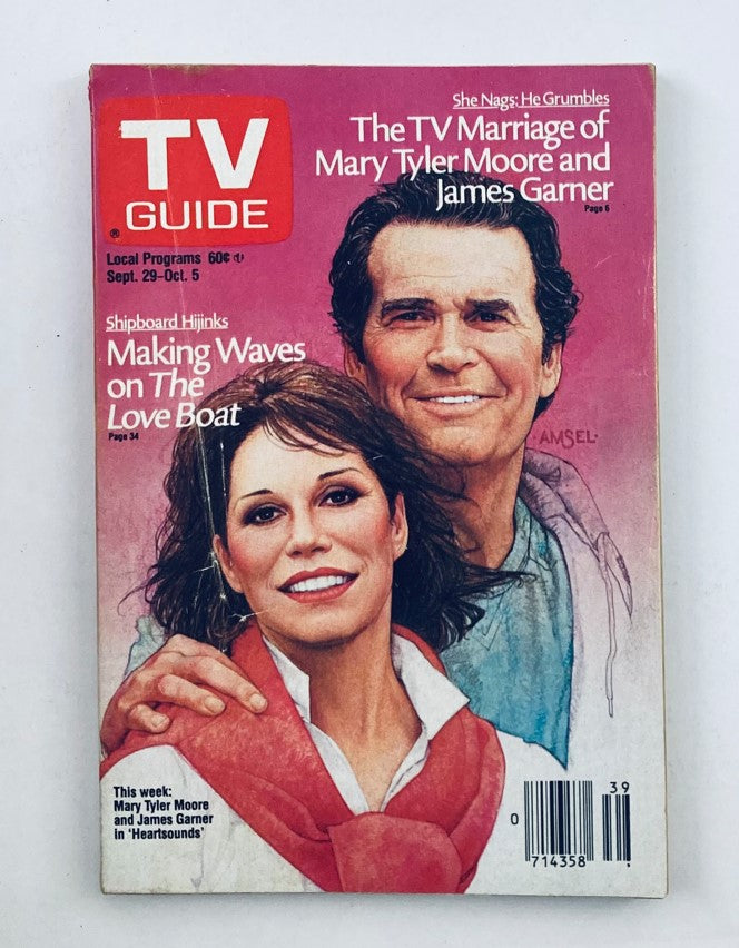 TV Guide Magazine September 29 1984 Mary Tyler Moore WA-Baltimore Ed. No Label