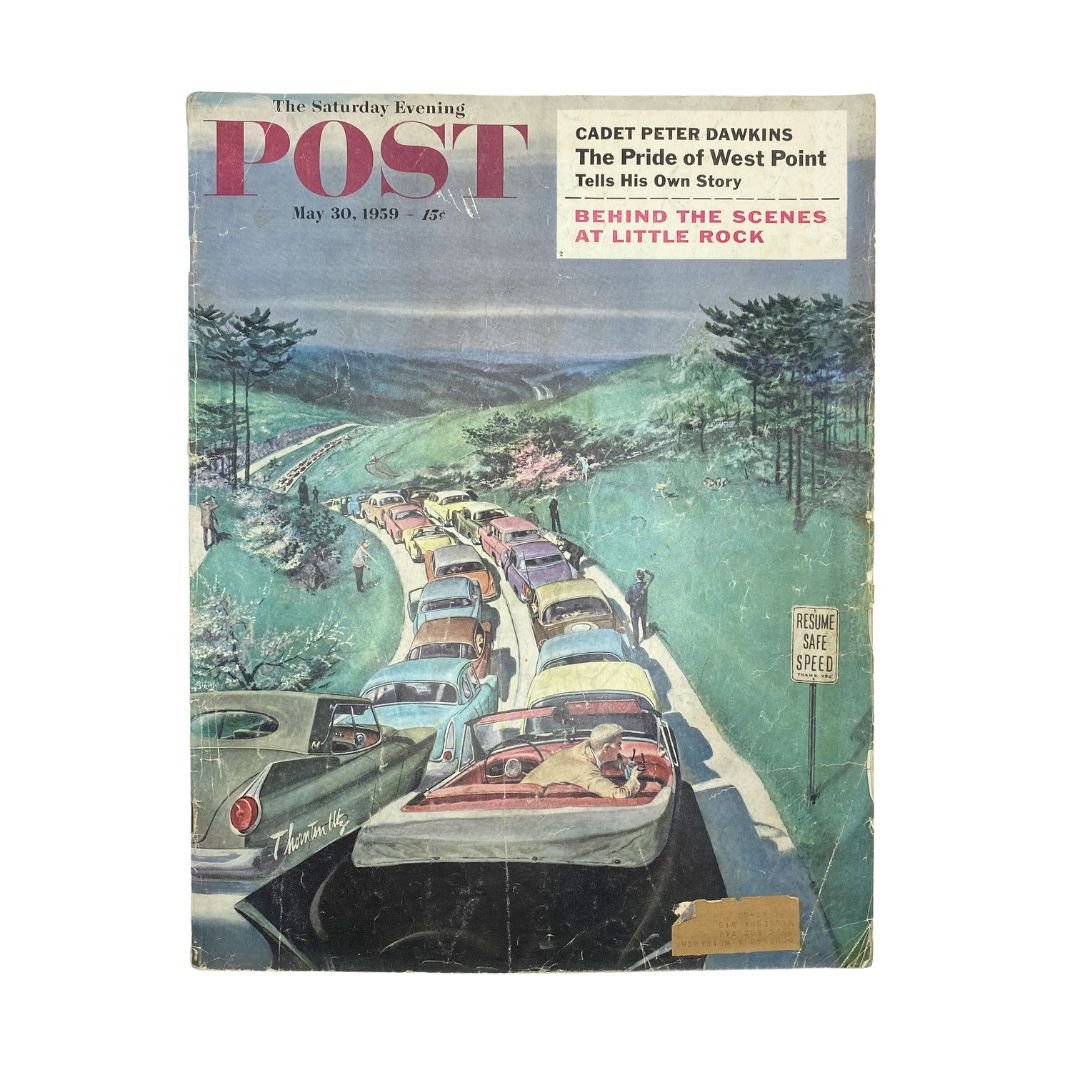 Saturday Evening Post Magazine May 30 1959 Super Fastways - Thornton Utz