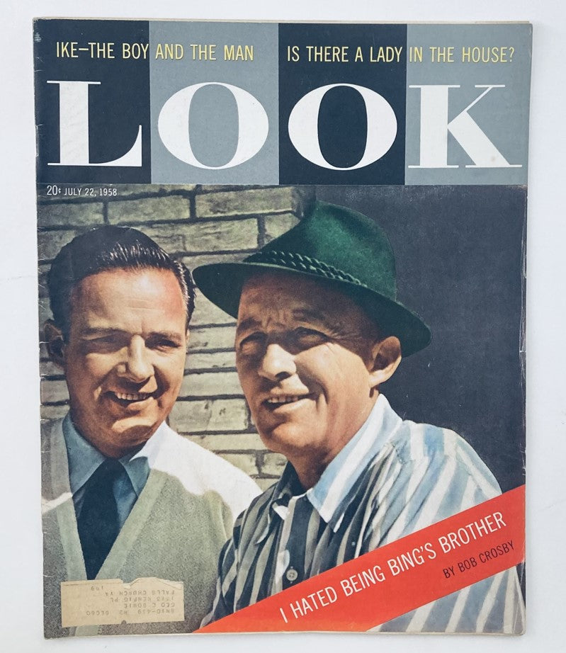 RES* VTG Look Magazine July 22 1958 Vol 22 No. 15 The Crosby Brothers