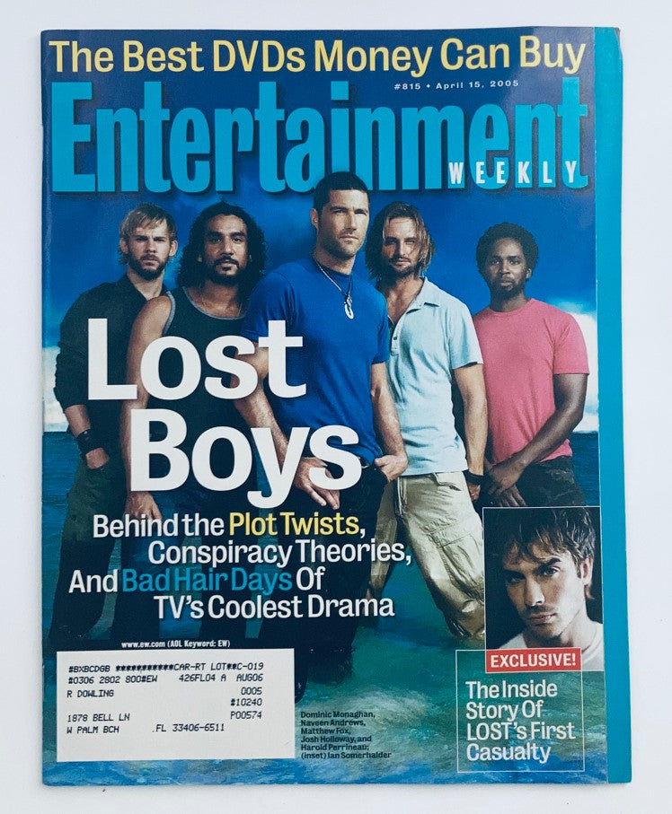 Entertainment Weekly Magazine April 15 2005 #815 Dominic Monaghan, Matthew Fox