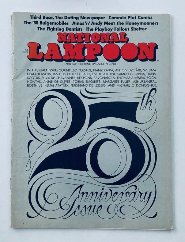 VTG National Lampoon Magazine April 1972 Collegiate Songbook No Label