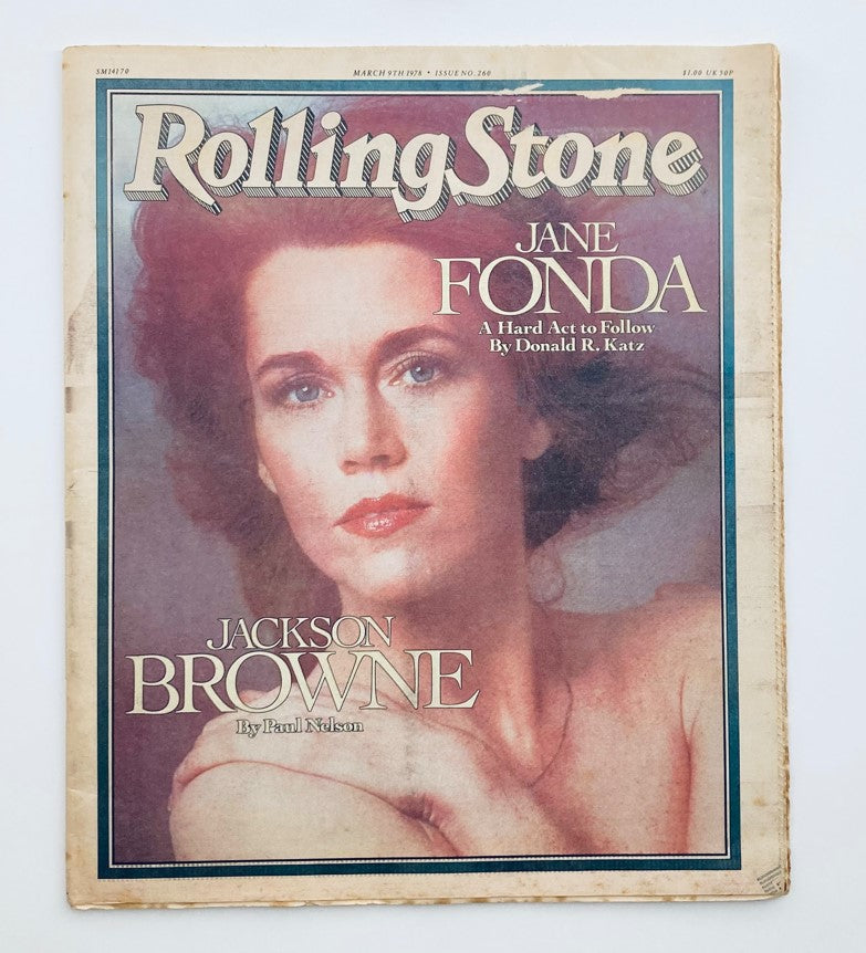 VTG Rolling Stone Magazine March 9 1978 No. 260 Jane Fonda, Jackson Browne