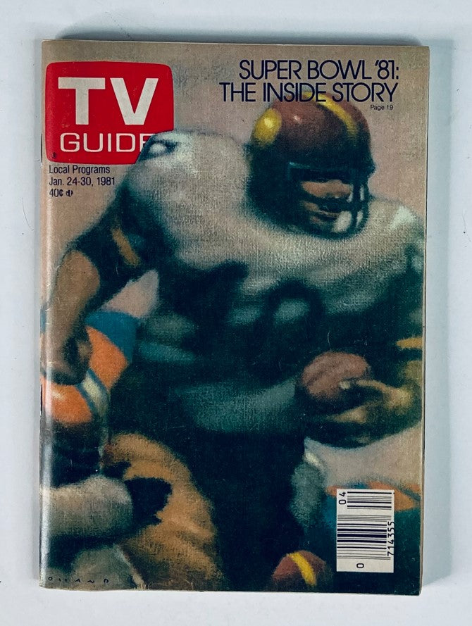 TV Guide Magazine January 24 1981 #1452 Super Bowl '81 Nashville Ed. No Label