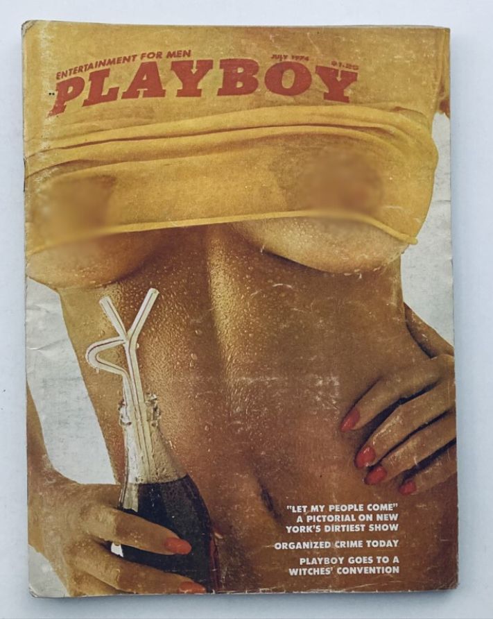 VTG Playboy Magazine July 1974 Playmate Carol Vitale w Centerfold No Label