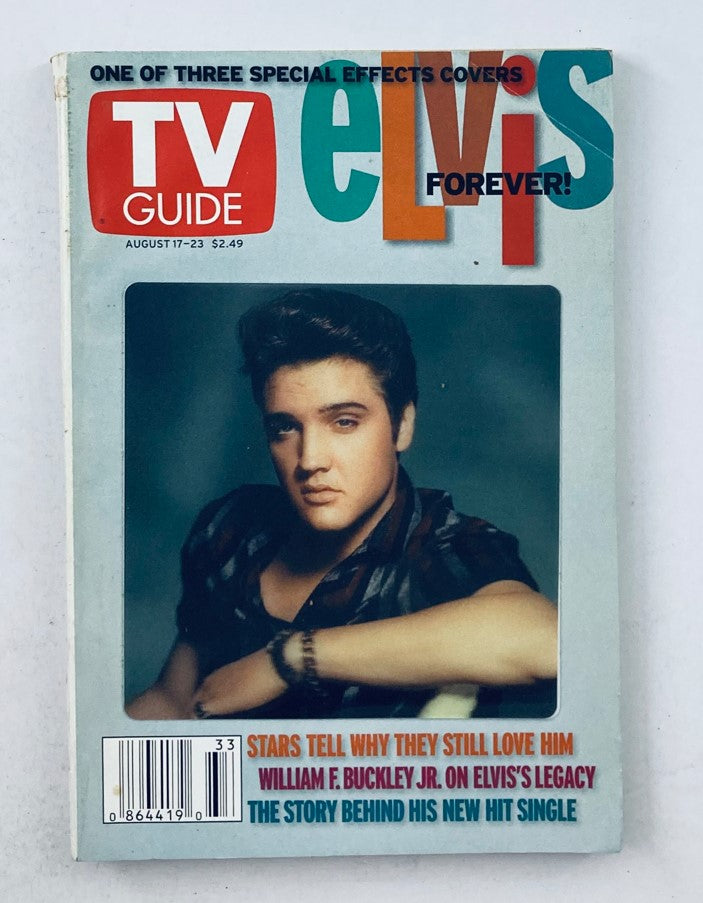 TV Guide Magazine August 17 2002 Elvis Presley Time Warner-Tampa Bay Ed No Label