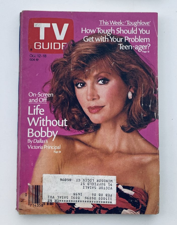 TV Guide Magazine October 12 1985 Victoria Principal Hartford-New Haven Ed.