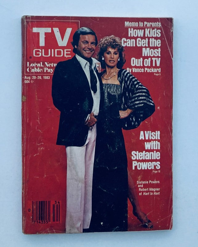 TV Guide Magazine August 20 1983 Stefanie Powers Western IL Ed. No Label