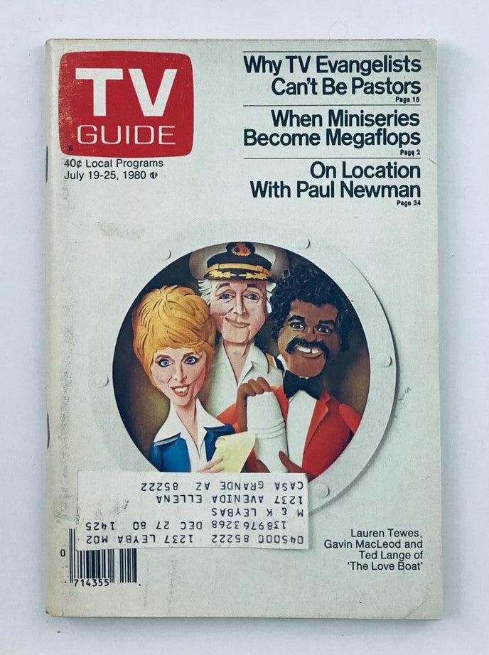 TV Guide Magazine July 19 1980 Lauren Tewes, Gavin MacLeod Phoenix Ed.