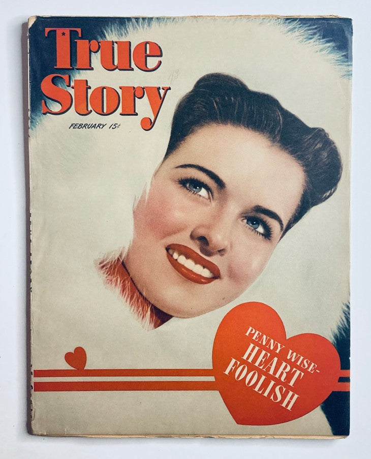 VTG True Story Magazine February 1945 Vol 54 No. 1 Penny Wise No Label