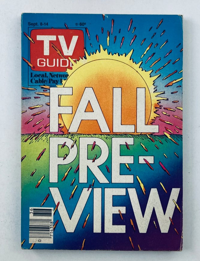 TV Guide Magazine September 8 1984 Fall Preview West Virginia Ed. No Label