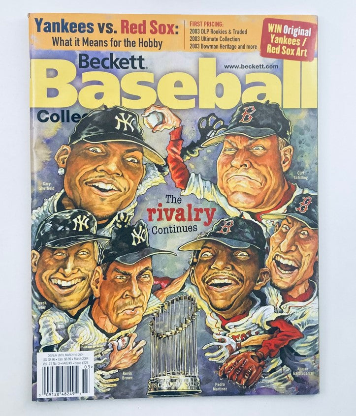 Beckett Baseball Collector March 2004 Gary Sheffield, Curt Schilling No Label