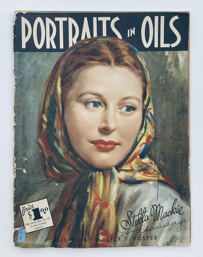 VTG 1950 Vol. 15 Walter Foster Portraits in Oils by Stella Mackie