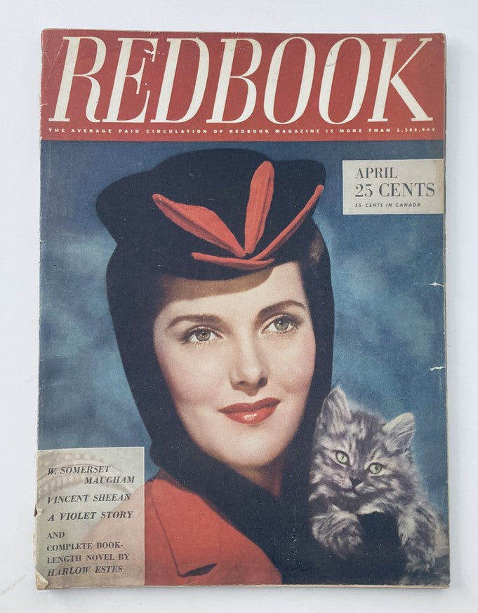 VTG Redbook Magazine April 1943 The Case of the Rich Recluse No Label