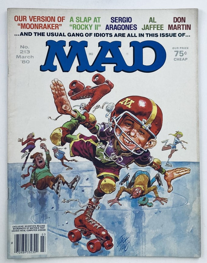 Mad Magazine March 1980 No. 213 Our Version of Moonraker 6.0 FN Fine No Label