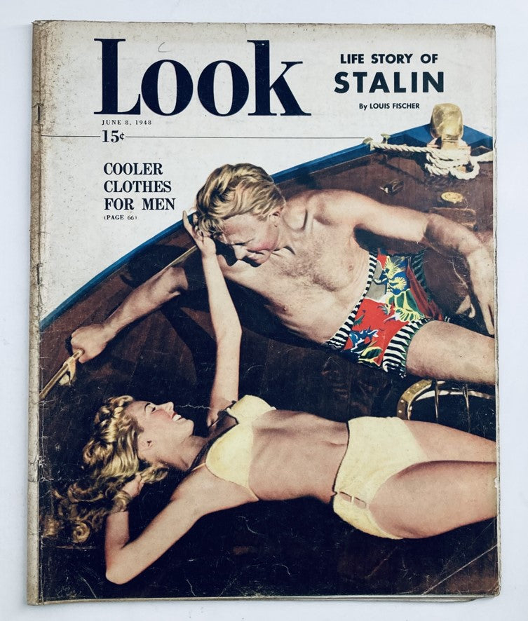 VTG Look Magazine June 8 1948 Vol 12 No. 12 Shirley Modell and Lee Donahue