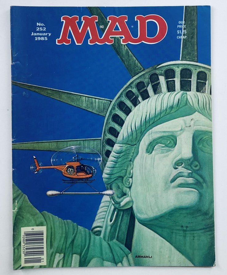 Mad Magazine January 1985 No. 252 Lady of Liberty 6.0 FN Fine No Label