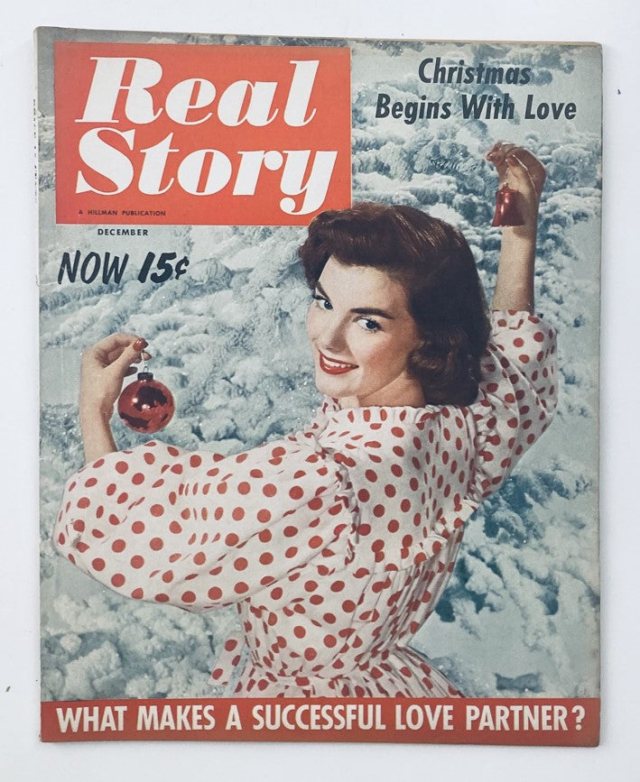 VTG Real Story Magazine December 1954 Christmas Begins with Love No Label