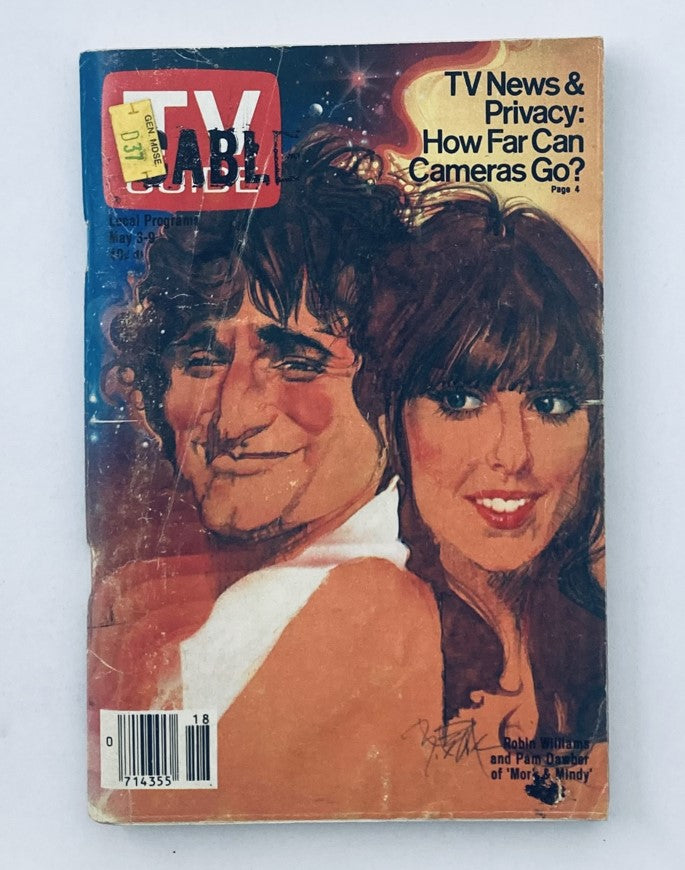 TV Guide Magazine May 3 1980 Robin Williams Central PA Ed. No Label