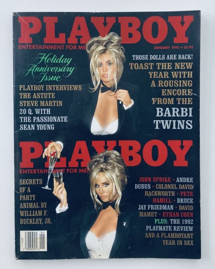 Playboy Magazine January 1993 Echo Johnson w Centerfold No Label