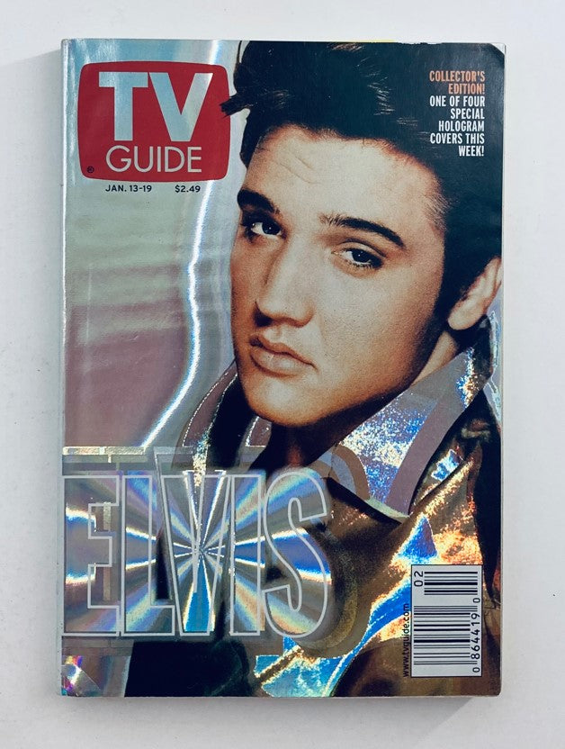 TV Guide Magazine January 13 2001 Elvis Presley MediaOne-Hudson Valley Ed.