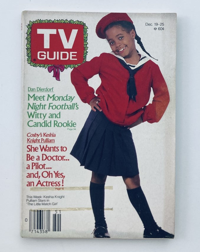 TV Guide Magazine December 19 1987 Keshia Knight Pulliam Pittsburgh Metro Ed.