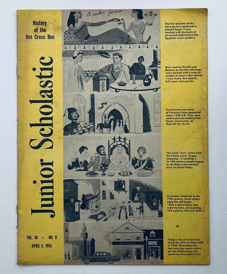 VTG Junior Scholastic Magazine April 6 1955 Theme Article: Peru No Label