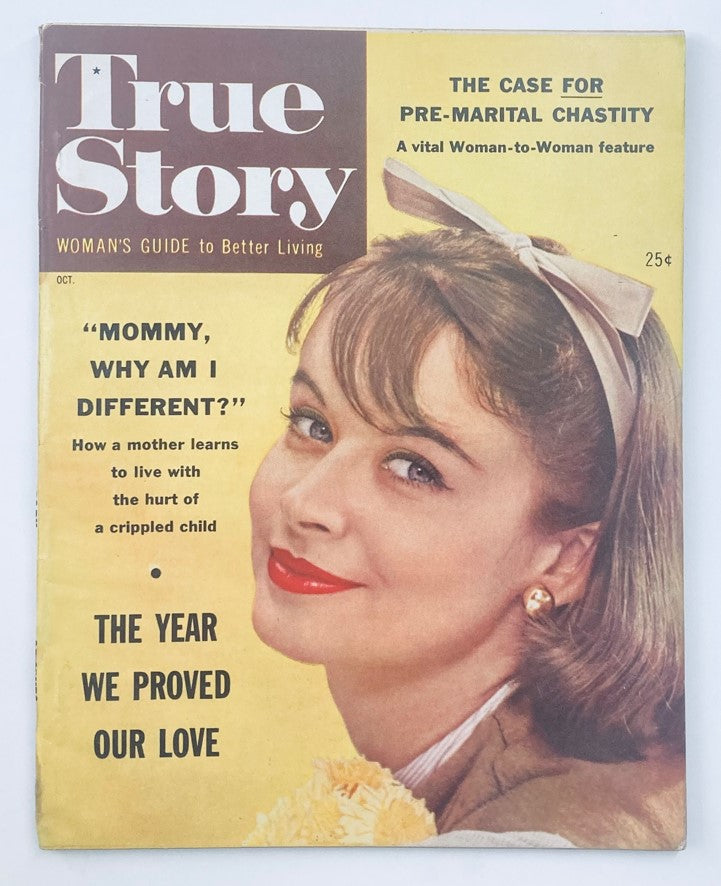 VTG True Story Magazine October 1950s Pre-Marital Chastity No Label