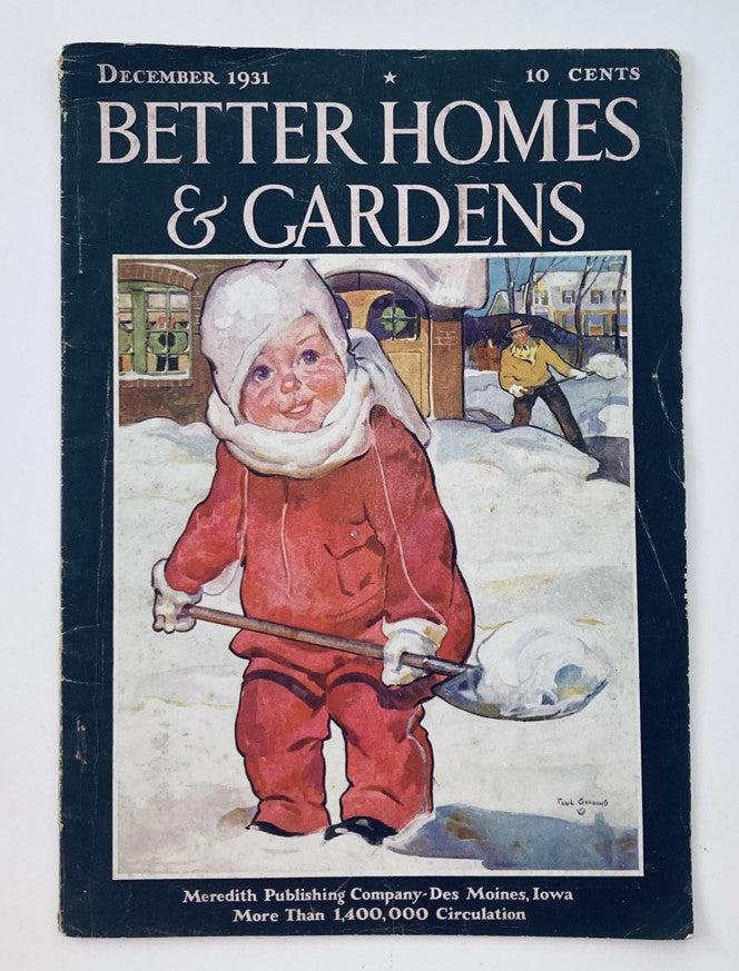 Better Homes & Gardens Magazine December 1931 Vol 10 No. 4 Noel Noel No Label