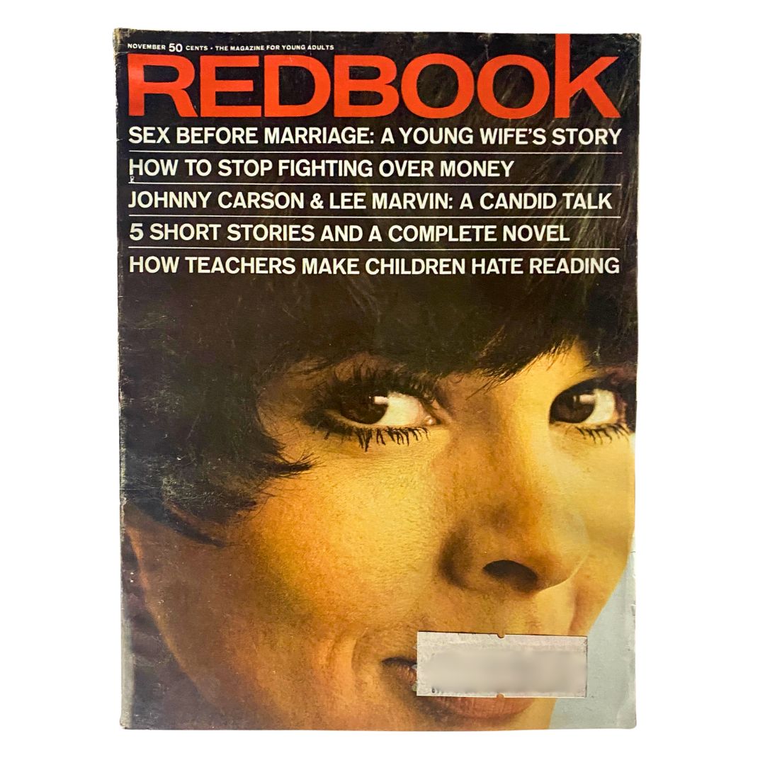 VTG Redbook Magazine November 1967 Vol 130 No. 1 Johnny Carson & Lee Marvin