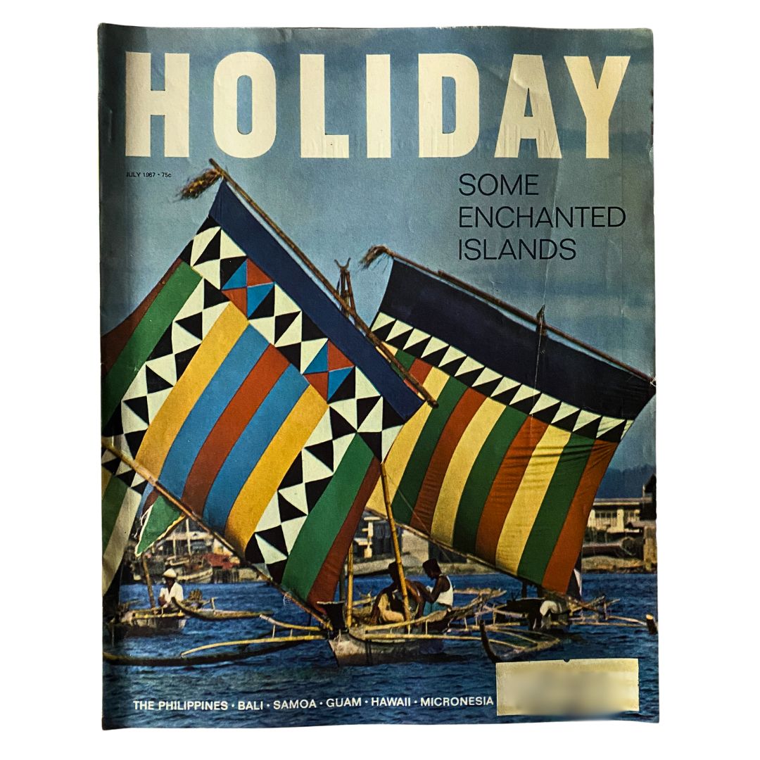 VTG Holiday Magazine July 1967 Vol 42 No. 1 Vinta Sails in Moro Gulf Philippines