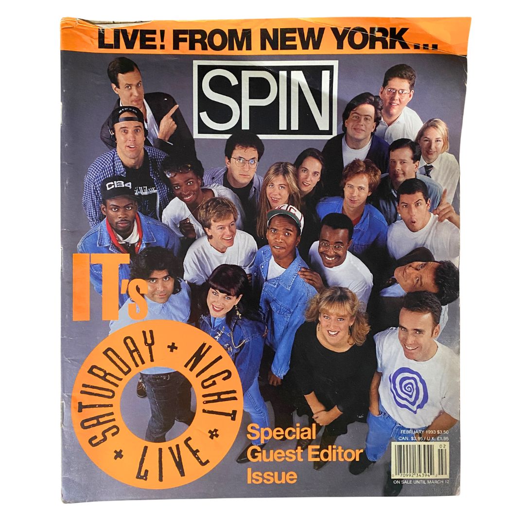 Spin Magazine February 1993 Vol 8 No. 11 IT's Saturday Night Live No Label