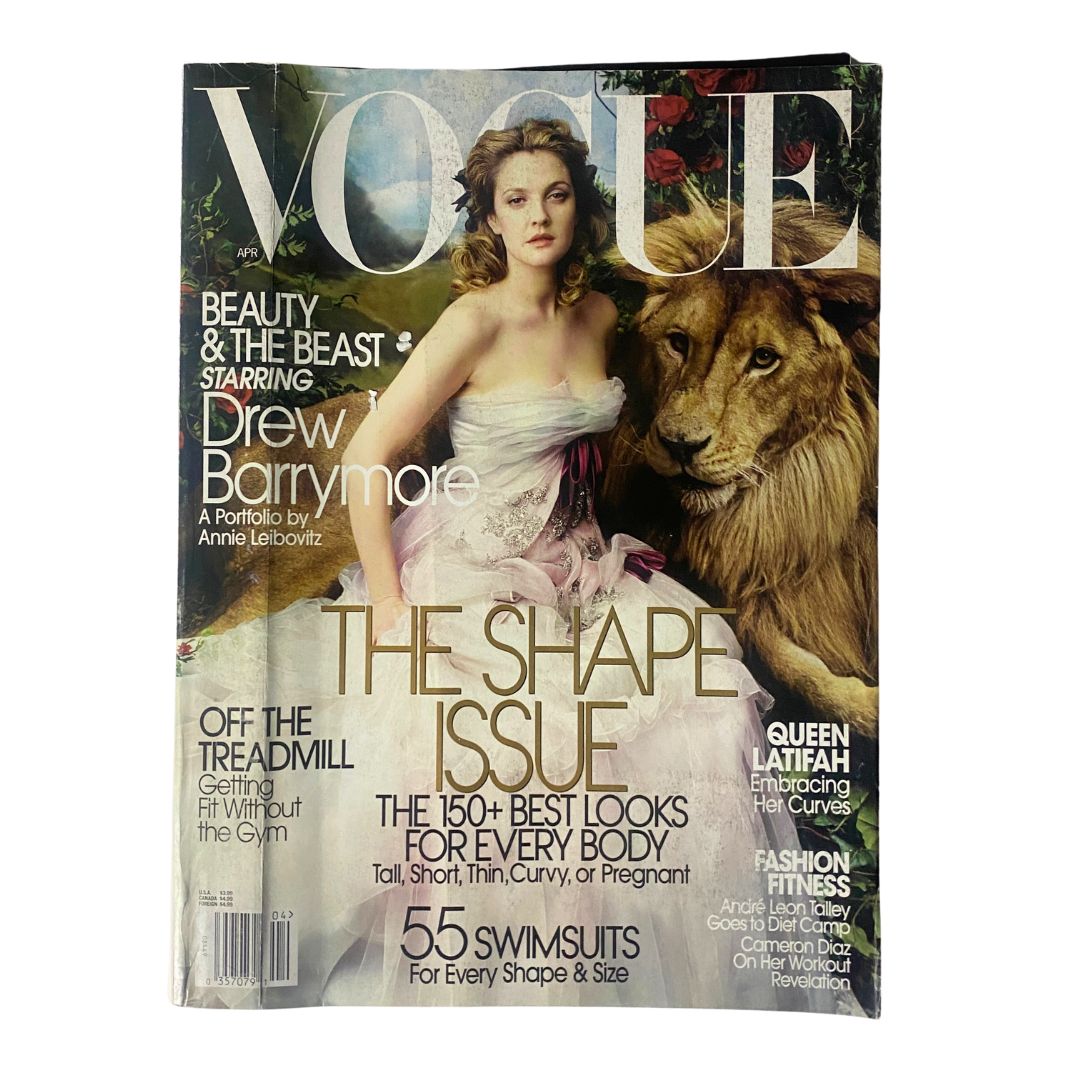 Vogue Magazine April 2005 Drew Barrymore by Annie Leibovitz No Label