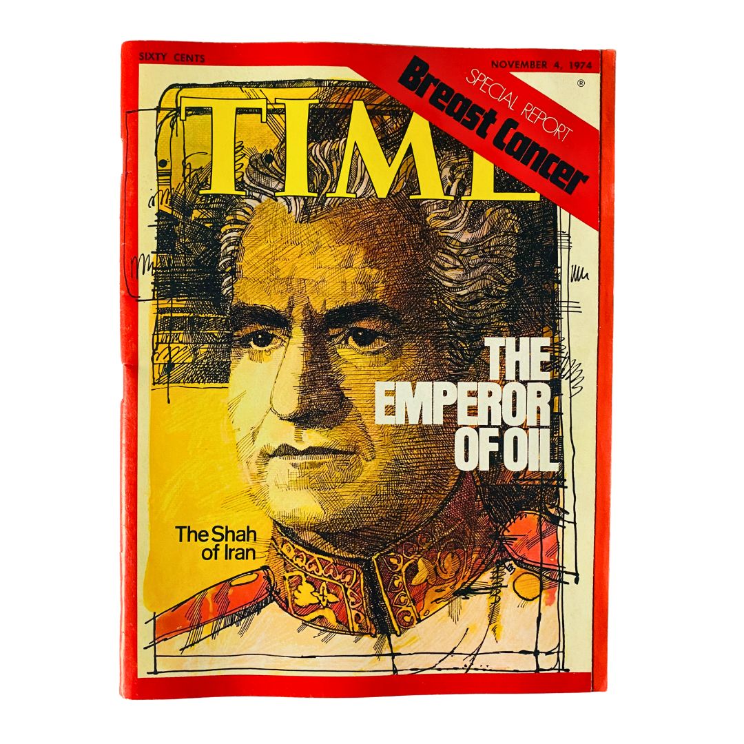 VTG Time Magazine November 4 1974 The Shah of Iran, The Emperor of Oil No Label