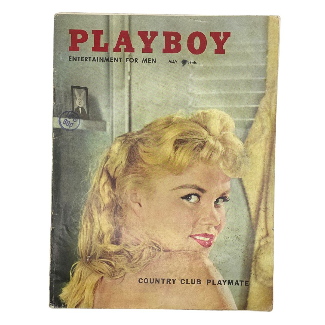 VTG Playboy Magazine May 1958 Playmate Lari Laine w Centerfold No Label