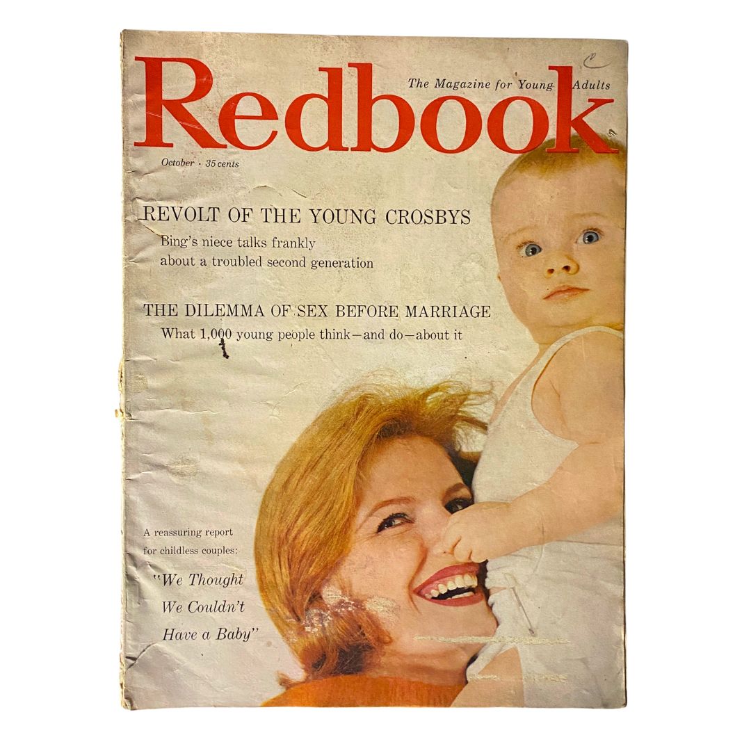 VTG Redbook Magazine October 1959 Revolt of The Young Crosbys