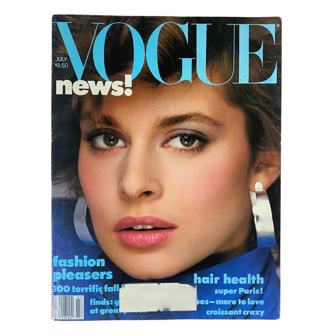 VTG Vogue Magazine July 1982 Nastassja Kinski by Richard Avedon